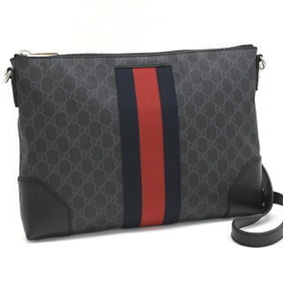 Gucci Crossbody Leather Black - Picture 1 of 8